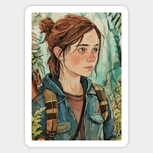 The Last of Us 2 Remastered TLOU2 Ellie Fanart Sticker